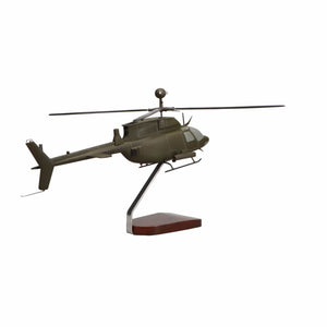 Bell® OH-58 Kiowa Warrior Large Mahogany Model