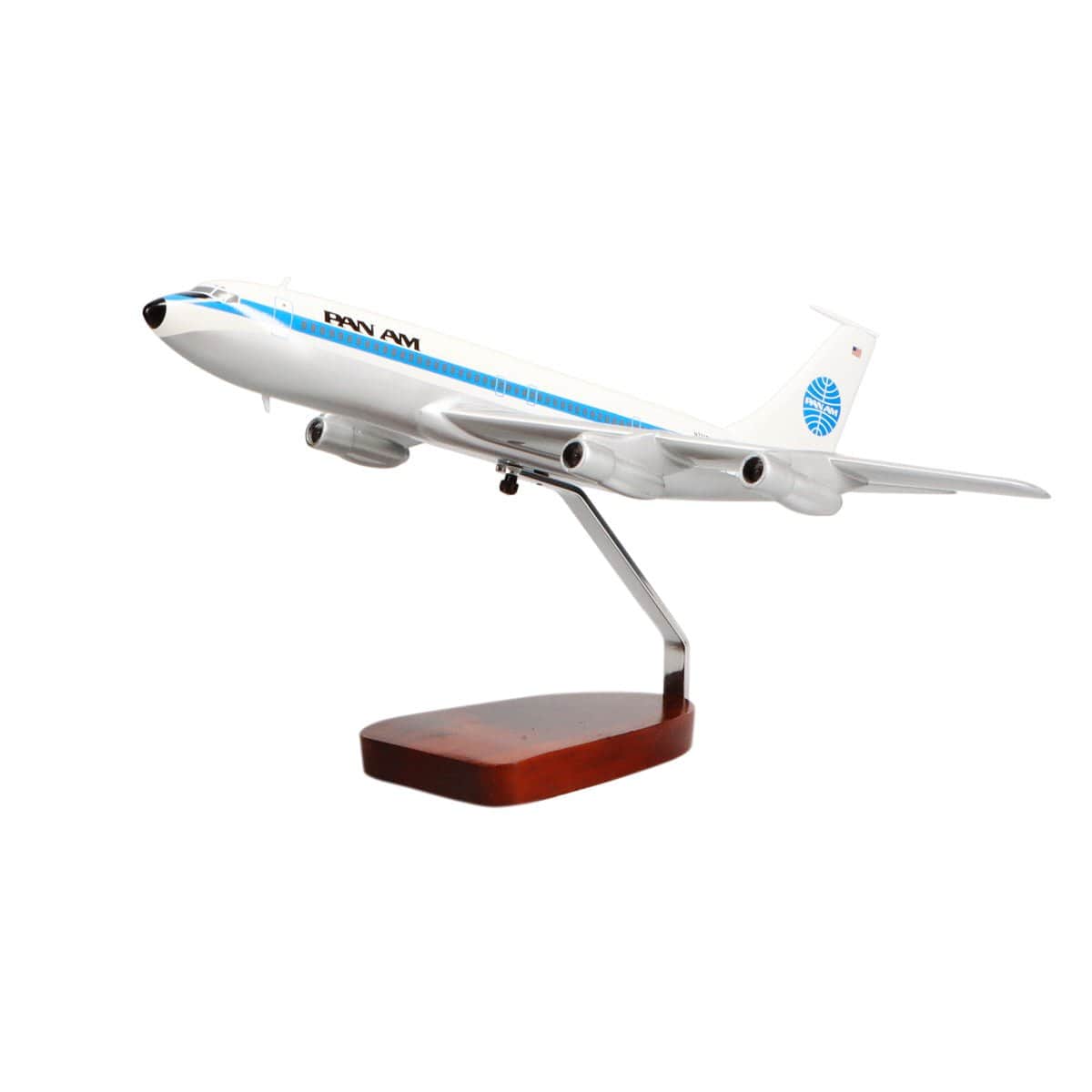 最終価格PAN AM Boeing 707-300 1:200 Boeing™ 707-320 Pan American Large Mahogany Model – High
