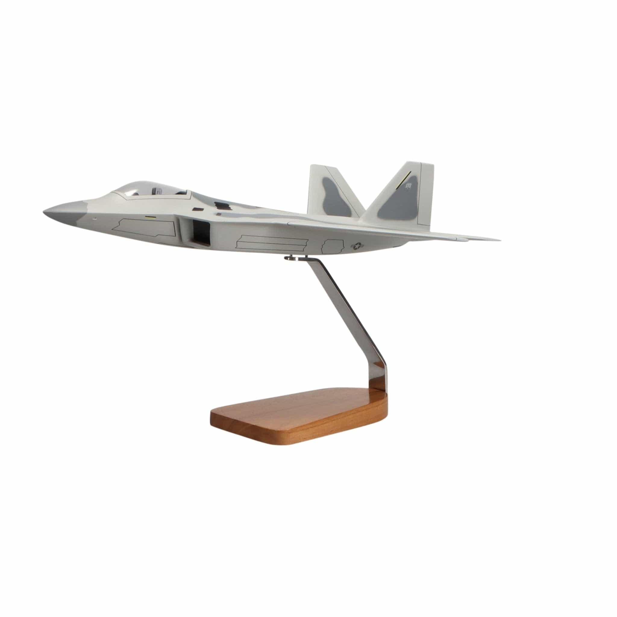 Lockheed Martin F-22 Raptor® Clear Canopy Large Mahogany