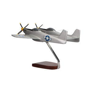 North American Aviation P-82 Twin Mustang Large Mahogany Model