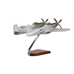 North American Aviation P-82 Twin Mustang Large Mahogany Model