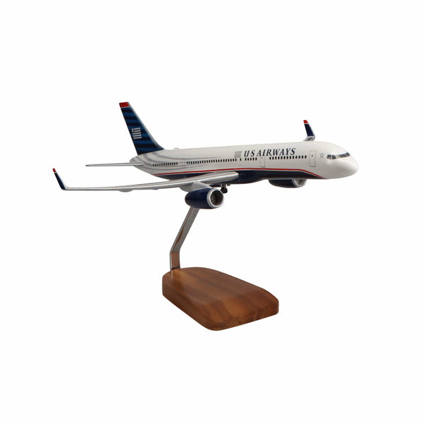 Boeing 757-200 US Airways Large Mahogany Model