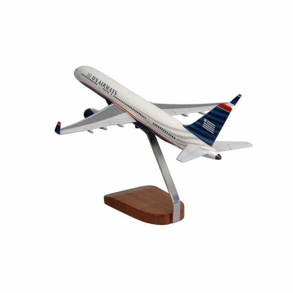 Boeing 757-200 US Airways Large Mahogany Model