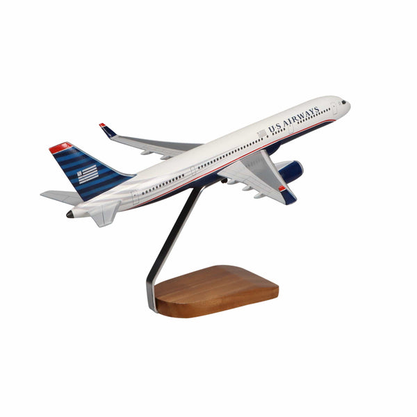 Boeing 757-200 US Airways Large Mahogany Model