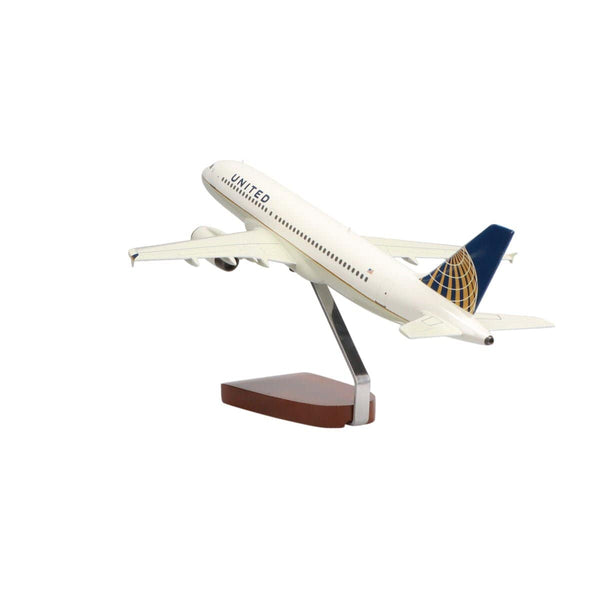 Airbus A320 United Airlines (Continental Merger Livery) Large Mahogany Model