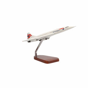 High Flying Models Aircraft Models Aerospatiale/BAC Concorde British Airways Large Mahogany Model