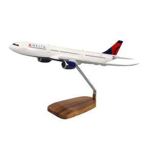 High Flying Models Aircraft Models Airbus A330-900 Delta Air Lines Large Mahogany Model