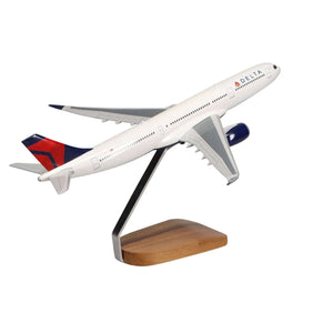 High Flying Models Aircraft Models Airbus A330-900 Delta Air Lines Large Mahogany Model