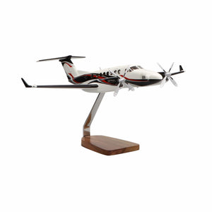 High Flying Models Aircraft Models Beechcraft® King Air 360ER Clear Canopy Large Mahogany Model