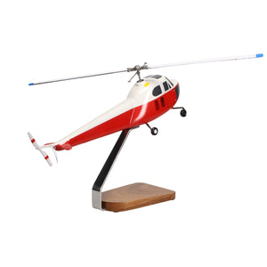 High Flying Models Aircraft Models Bell 47 Large Mahogany Model