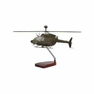 High Flying Models Aircraft Models Bell® OH-58 Kiowa Warrior Large Mahogany Model