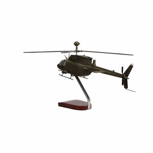 High Flying Models Aircraft Models Bell® OH-58 Kiowa Warrior Large Mahogany Model