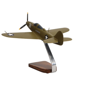 High Flying Models Aircraft Models Bell P-39 Aircobra Large Mahogany Model