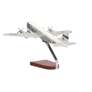 High Flying Models Aircraft Models Boeing™ 377 Stratocruiser Pan Am Airways Large Mahogany Model