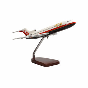 High Flying Models Aircraft Models Boeing 727-200 TWA (Trans World Airlines) Large Mahogany Model