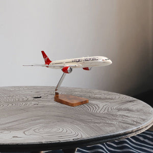 High Flying Models Aircraft Models Boeing 787-9 Virgin Atlantic Birthday Girl Large Mahogany Model