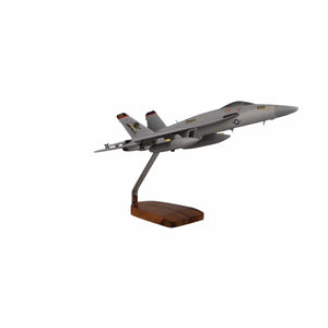 High Flying Models Aircraft Models Boeing F/A-18E Stringer Large Mahogany Model