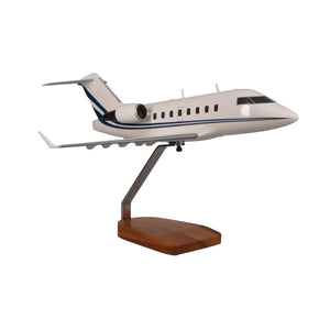 High Flying Models Aircraft Models Bombardier Challenger 600 Large Mahogany Model