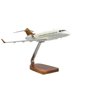 High Flying Models Aircraft Models Bombardier Global Express Clear Canopy Large Mahogany Model