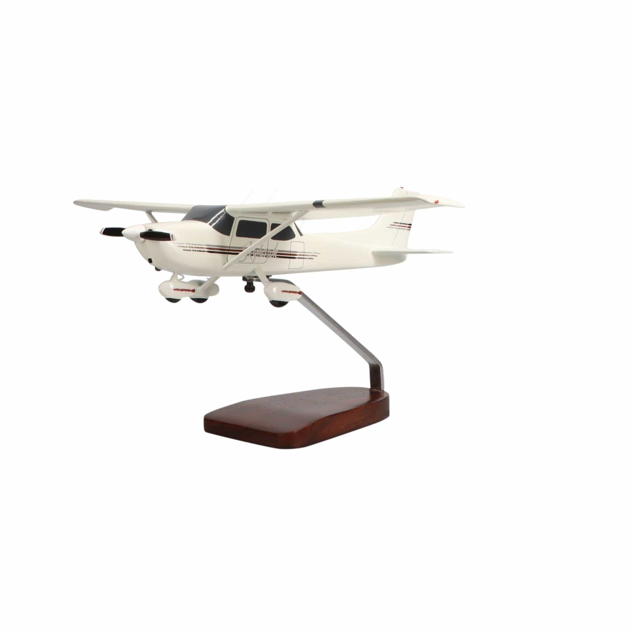 Cessna 172 Skyhawk 木製モデル 飛行機模型 Cessna 172 Skyhawk Mahogany Wood Wooden Private Pilot Airplane