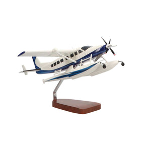 High Flying Models Aircraft Models Cessna® 208 Caravan on Floats Large Mahogany Model
