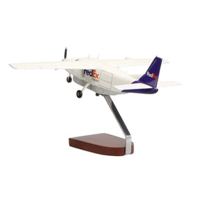 High Flying Models Aircraft Models Cessna® 208B Grand Caravan Fedex Large Mahogany Model