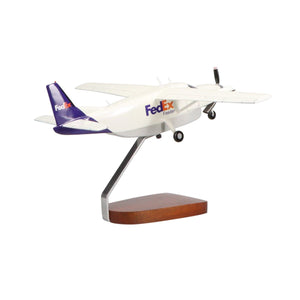 High Flying Models Aircraft Models Cessna® 208B Grand Caravan Fedex Large Mahogany Model