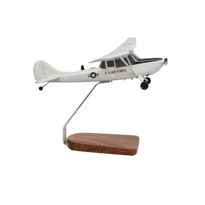 High Flying Models Aircraft Models Cessna O-1 Bird Dog Large Mahogany Model