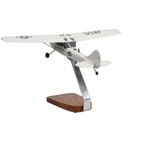 High Flying Models Aircraft Models Cessna O-1 Bird Dog Large Mahogany Model