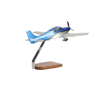 High Flying Models Aircraft Models Cirrus SR22 Clear Canopy Large Mahogany Model