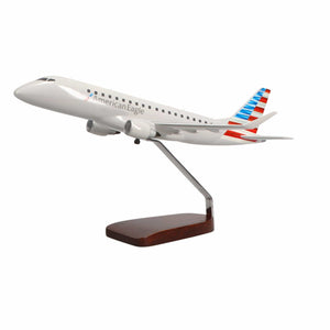 High Flying Models Aircraft Models Embraer E175 American Airlines Large Mahogany Model