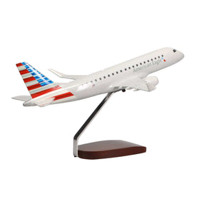 High Flying Models Aircraft Models Embraer E175 American Airlines Large Mahogany Model