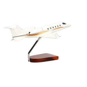 High Flying Models Aircraft Models Learjet 31 Large Mahogany Model
