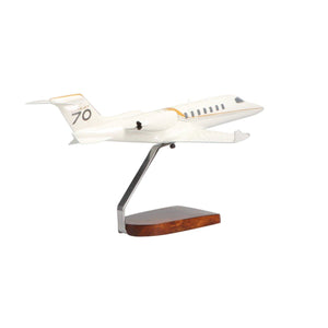 High Flying Models Aircraft Models Learjet 70 Large Mahogany Model