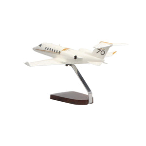 High Flying Models Aircraft Models Learjet 70 Large Mahogany Model