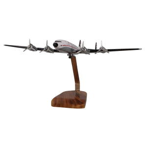 High Flying Models Aircraft Models Lockheed L-1649 Starliner TWA (Trans World Airlines) Large Mahogany Model