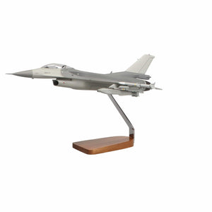 High Flying Models Aircraft Models Lockheed Martin F-16 Fighting Falcon® Clear Canopy w/Full Armament Large Mahogany Model