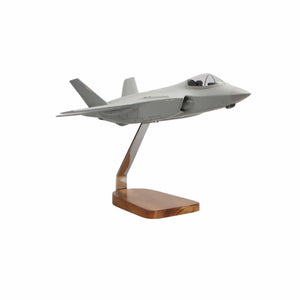 High Flying Models Aircraft Models Lockheed Martin F-35® Lightning Clear Canopy Large Mahogany Model