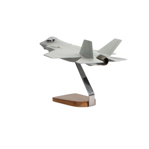 High Flying Models Aircraft Models Lockheed Martin F-35® Lightning Clear Canopy Large Mahogany Model