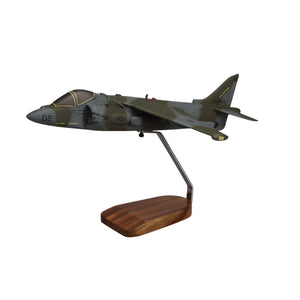 High Flying Models Aircraft Models McDonnell Douglas AV-8B Harrier II Large Mahogany Model