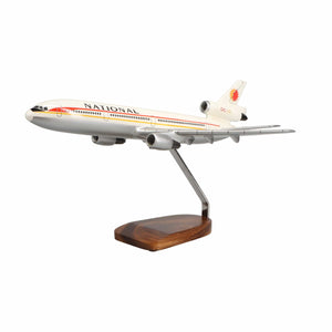High Flying Models Aircraft Models McDonnell Douglas DC-10 National Airlines Large Mahogany Model