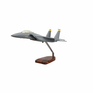 High Flying Models Aircraft Models McDonnell Douglas F-15E Strike Eagle Large Mahogany Model