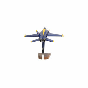 High Flying Models Aircraft Models McDonnell Douglas F/A-18E Super Hornet Blue Angels Large Mahogany Model