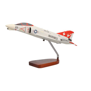 High Flying Models Aircraft Models McDonnell F-4S Phantom II Large Mahogany Model