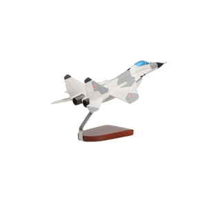 High Flying Models Aircraft Models Mikoyan-Gurevich MiG-29 Fulcrum Large Mahogany Model