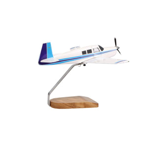 High Flying Models Aircraft Models Mooney M20F Large Mahogany Model