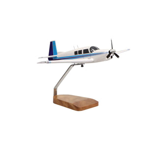 High Flying Models Aircraft Models Mooney M20F Large Mahogany Model