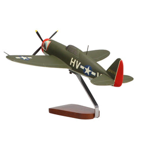 High Flying Models Aircraft Models Republic P-47 Thunderbolt® (Little Chief) Large Mahogany Model