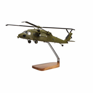 High Flying Models Aircraft Models Sikorsky Armed Black Hawk® Clear Canopy Large Mahogany Model