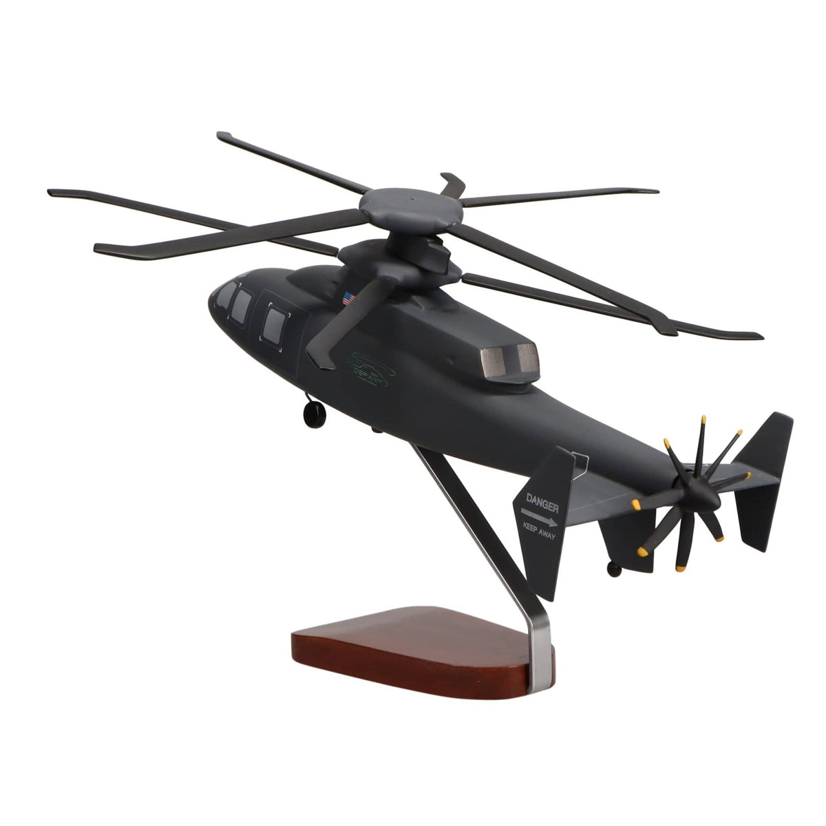 Sikorsky SB1 Defiant Mahogany Model | Wooden Collectible – High Flying ...